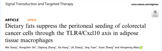 肿瘤转移狙击手：Nature子刊发现“高脂饮食”抑制结直肠癌