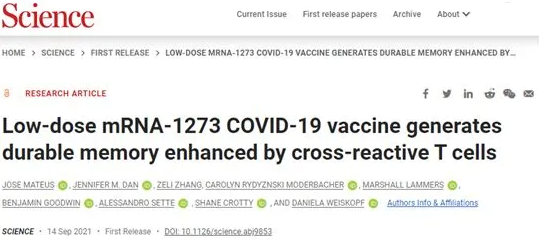 大火的mRNA新冠疫苗效果怎样？免疫力至少持续六个月