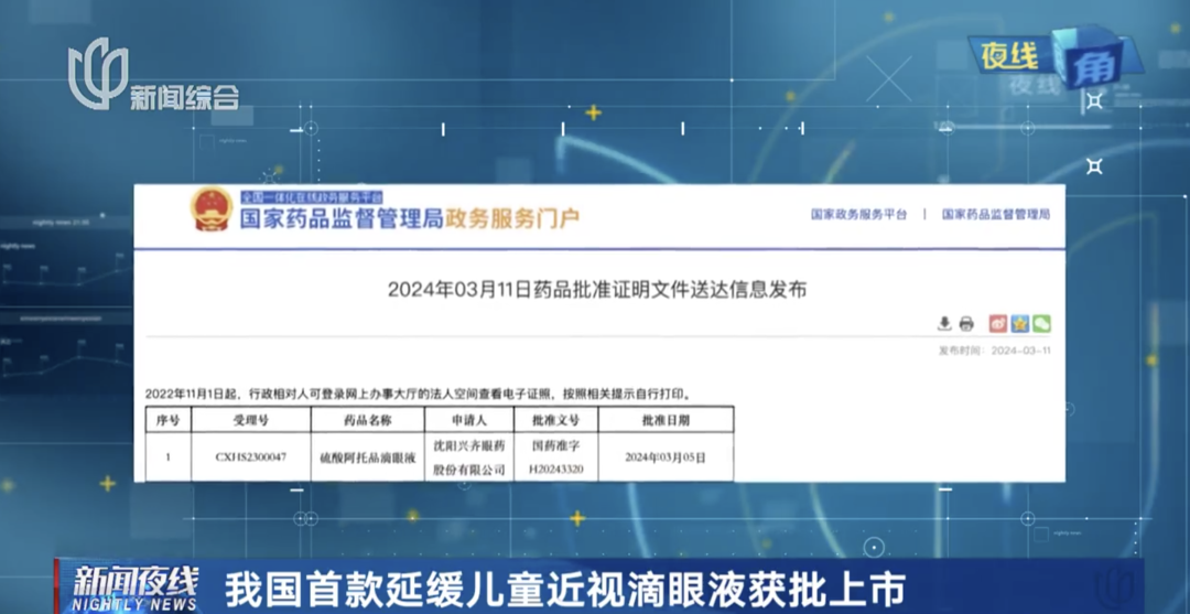 “近视神药”获批上市，此前代购价一度被炒至6倍！医生提醒：并非每个孩子都适用